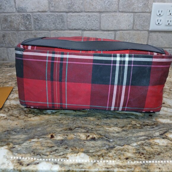 Victoria’s Secret Limited Edition Plaid & Floral Shoulder Tote - Picture 6 of 8